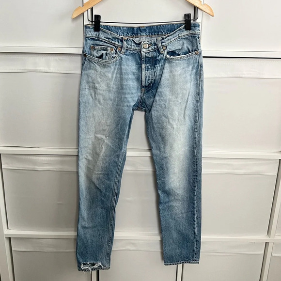 Golden Goose Straight Leg Low Rise Jeans Size 25 - Picture 1 of 4